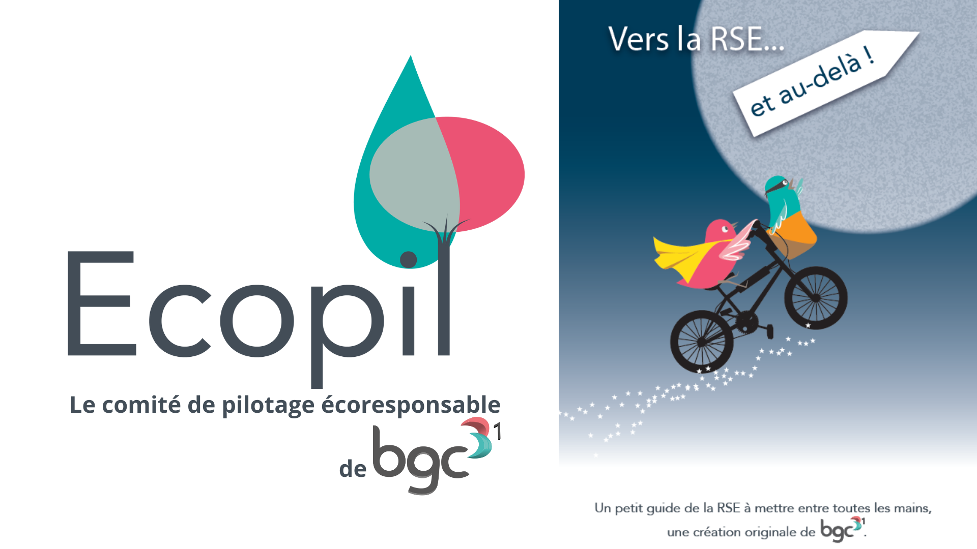 Logo d'Ecopil, comité écoresponsable de bgc, Iteckway Toulouse Paris.