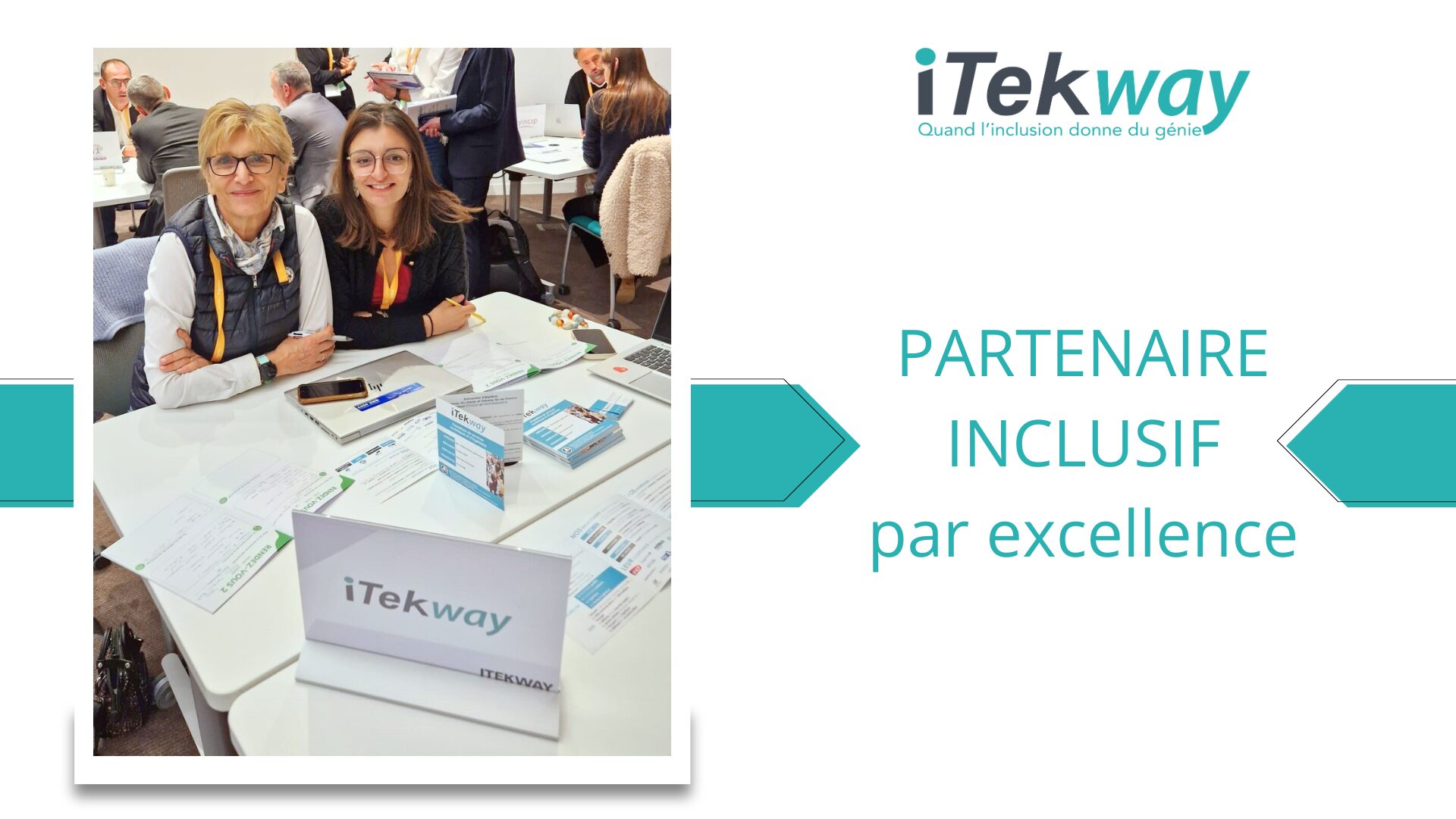 Notre présidente et notre ingénieur commercial invitées par le Groupe SII à participer au forum d’achats inclusifs organisé par Schneider Electric à Grenoble.